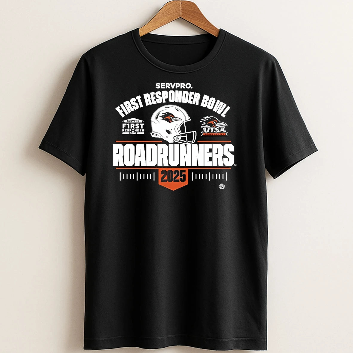 Original Utsa Roadrunners 2025 Servpro First Responder Bowl Helmet T Shirt Sweater