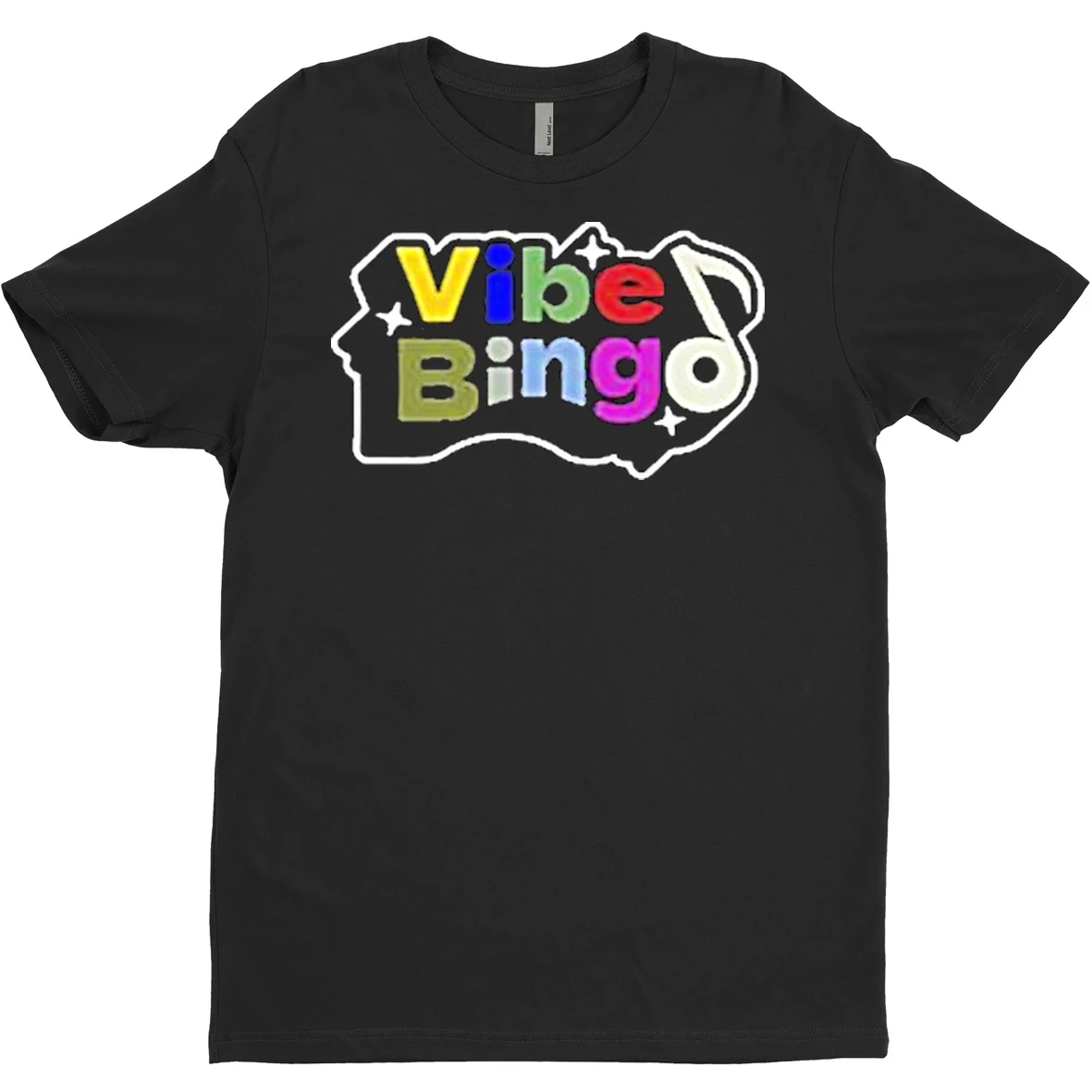 Original Vibe Bingo Graphic Colorful Music Note Logo T Shirt Sweater
