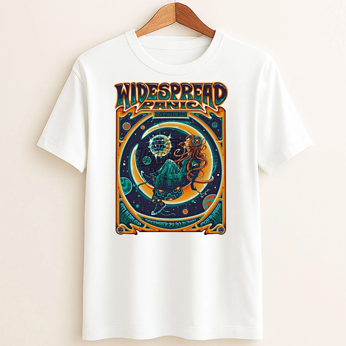 Original Widespread Panic Dec 29 31 2025 Fox Theatre In Atlanta Ga T Shirt Sweater