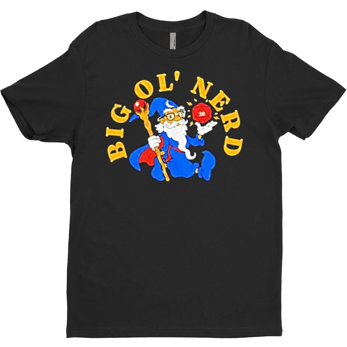 Original Wizard Big Ol Nerd Cartoon T Shirt Sweater