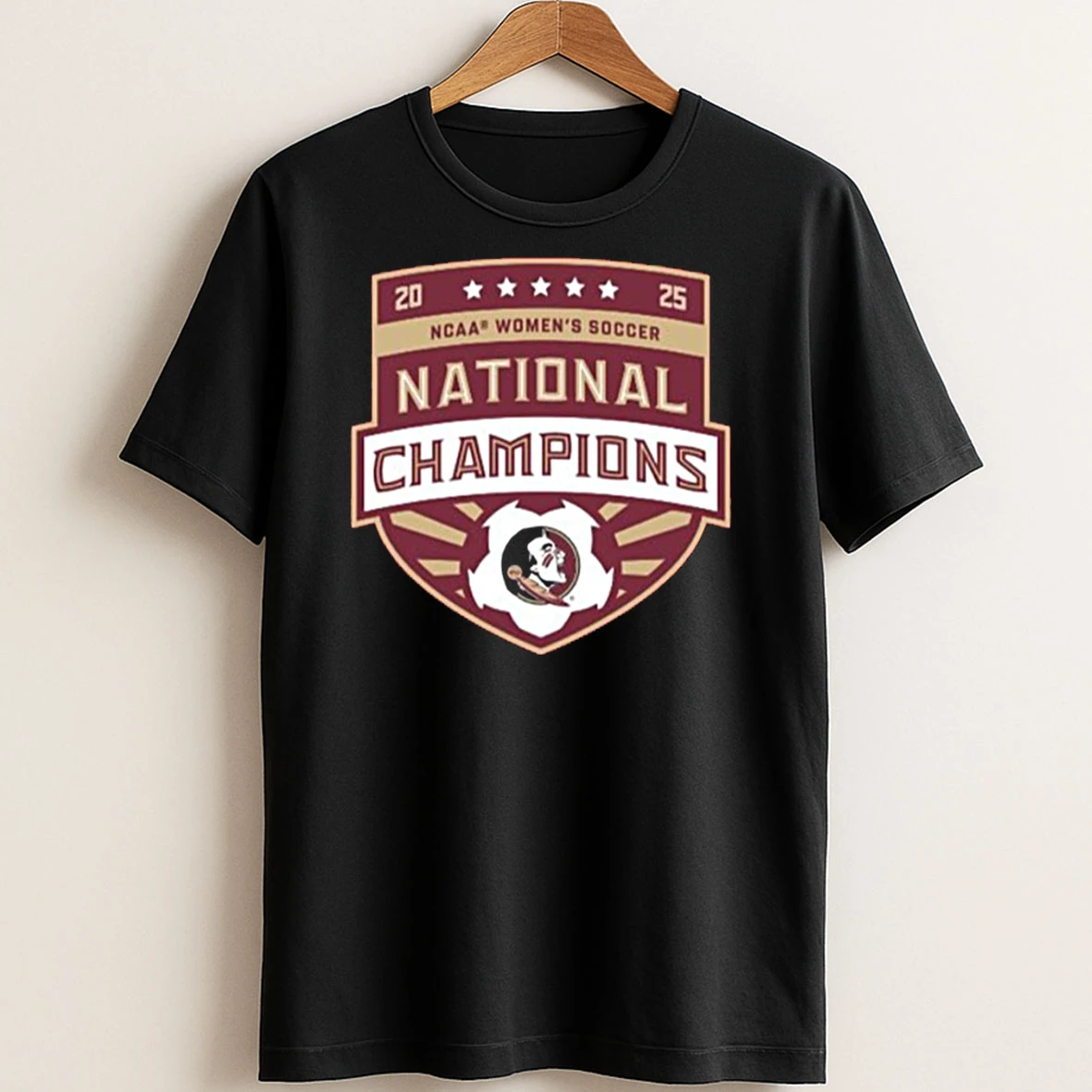 Original Womens Soccer National Champions Fsu Soccer 2025 Logo T Shirt Sweater