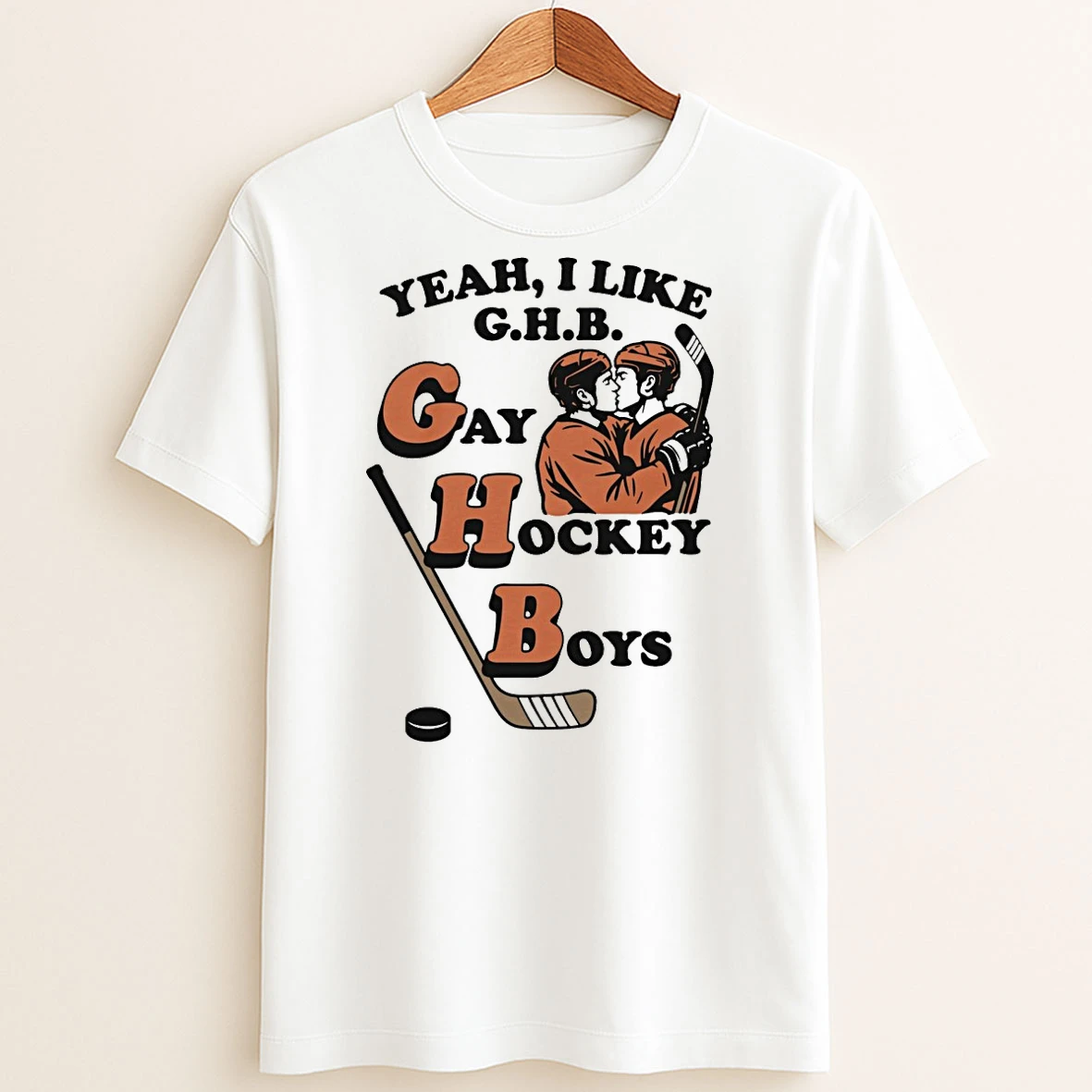Original Yeah I Like G H B Gay Hockey Boys T Shirt Sweater