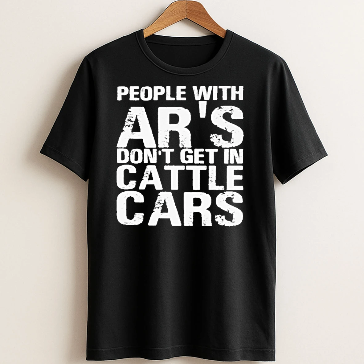 Original Yehuda Remer People With Ars Dont Get In Cattle Cars T Shirt Sweater