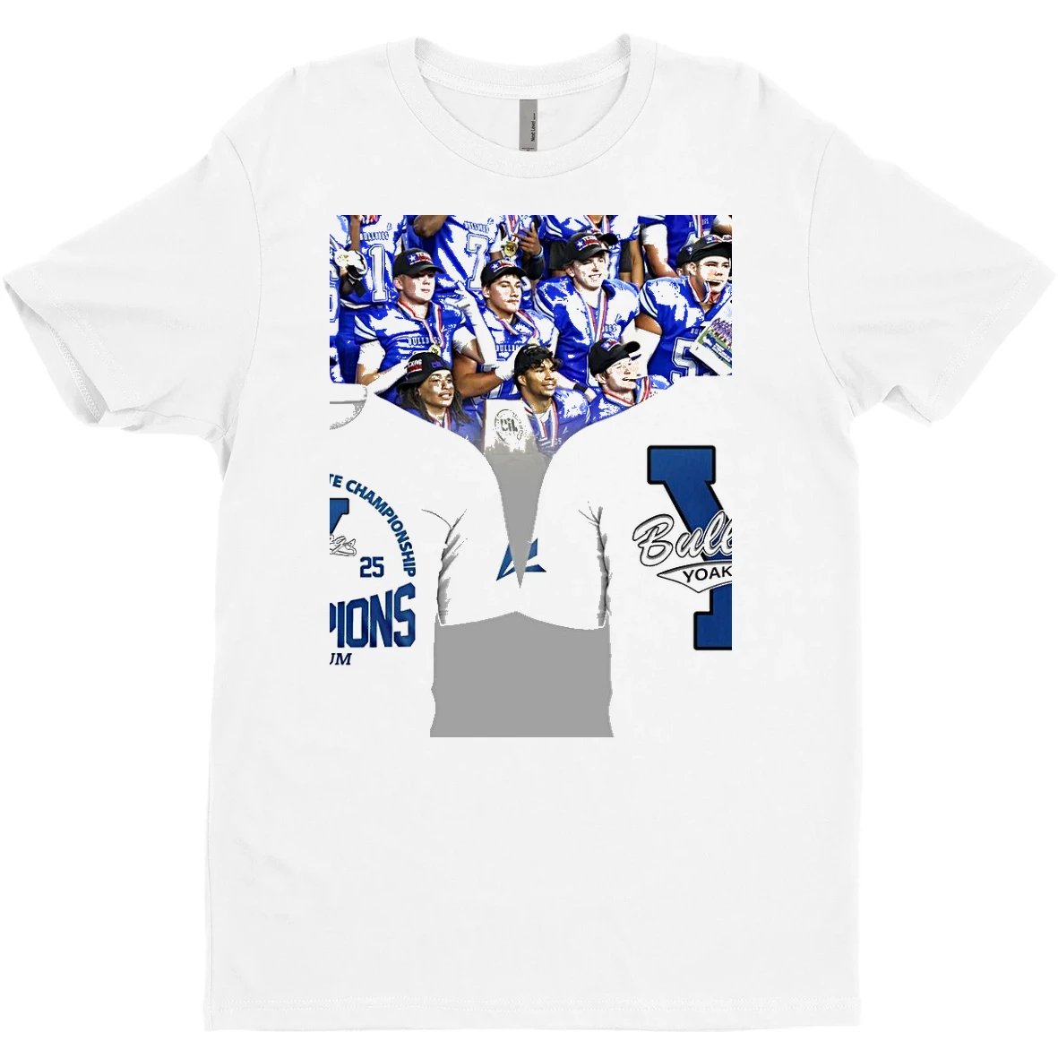 Original Yoakum Bulldogs 2025 3a D1 Football State Champions T Shirt Sweater