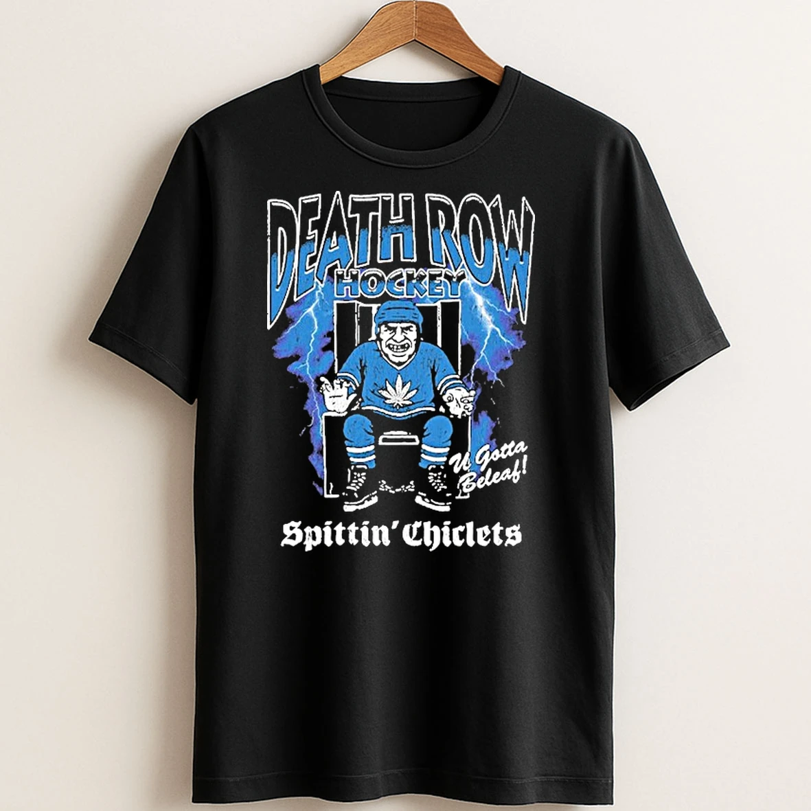 Original Death Row Hockey X Spittin Chiclets T Shirt Sweater