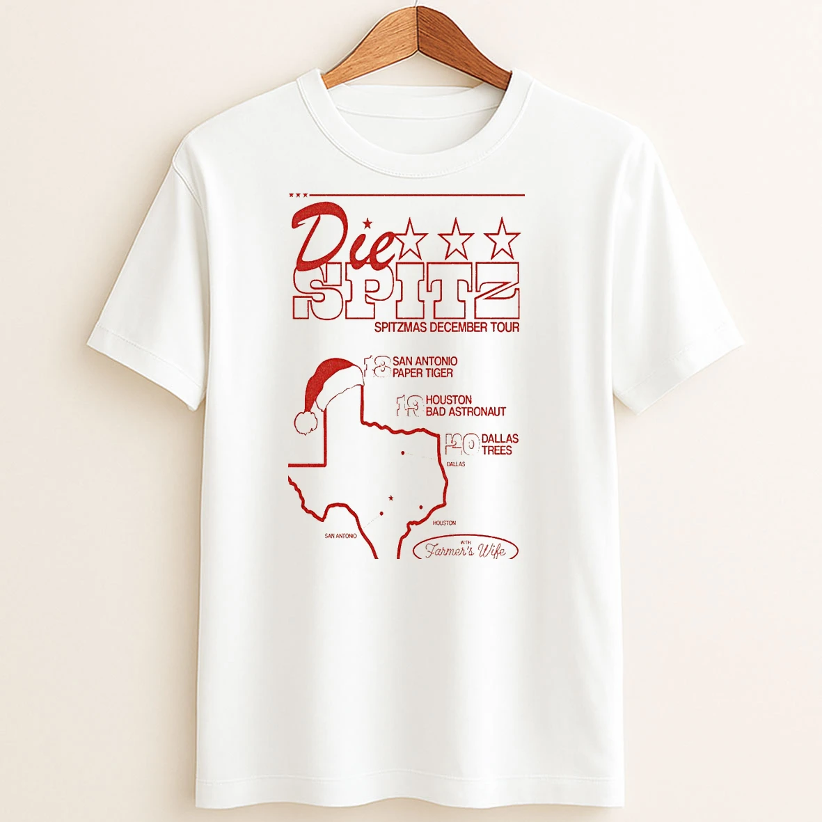 Original Die Spitz Spitzmas December Tour T Shirt Sweater