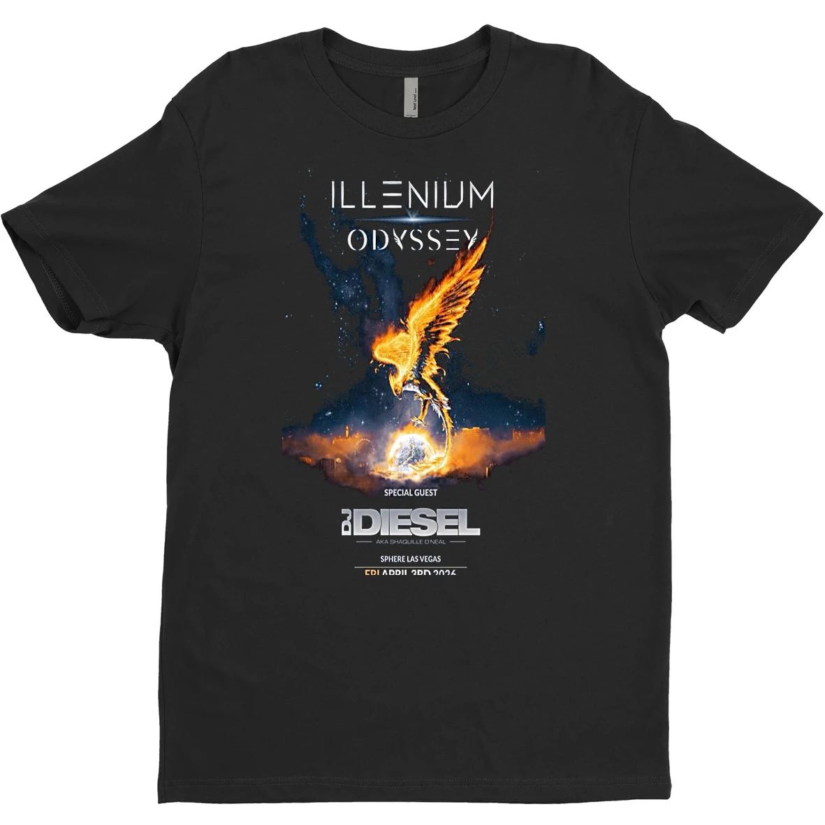 Original Dj Diesel Sphere Las Vegas Apr 3 2026 Show T Shirt Sweater