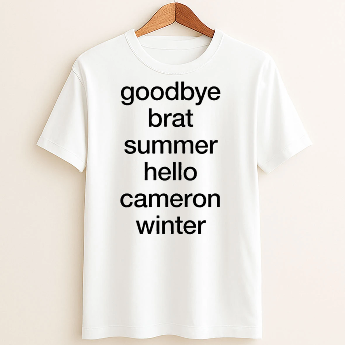 Original Goodbye Brat Summer Hello Artist Winter T Shirt Sweater
