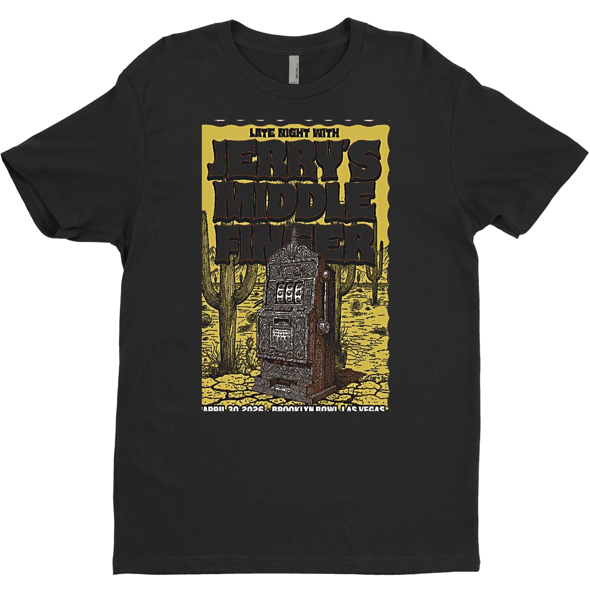 Original Jerrys Middle Finger Show Apr 30 2026 Brooklyn Bowl Las Vegas T Shirt Sweater