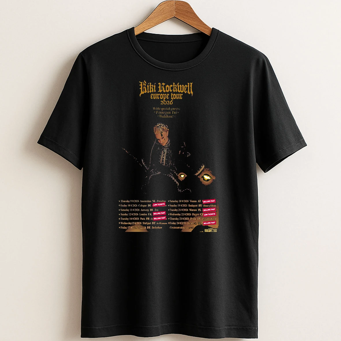 Original Kiki Rockwell Europe Tour 2026 T Shirt Sweater