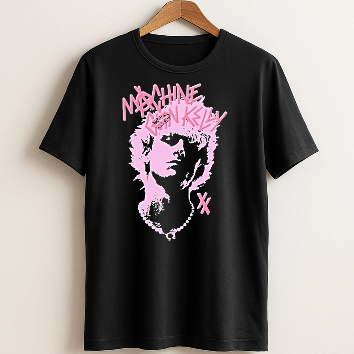 Original Machine Gun Tickets Anniversary Twofer T Shirt Sweater