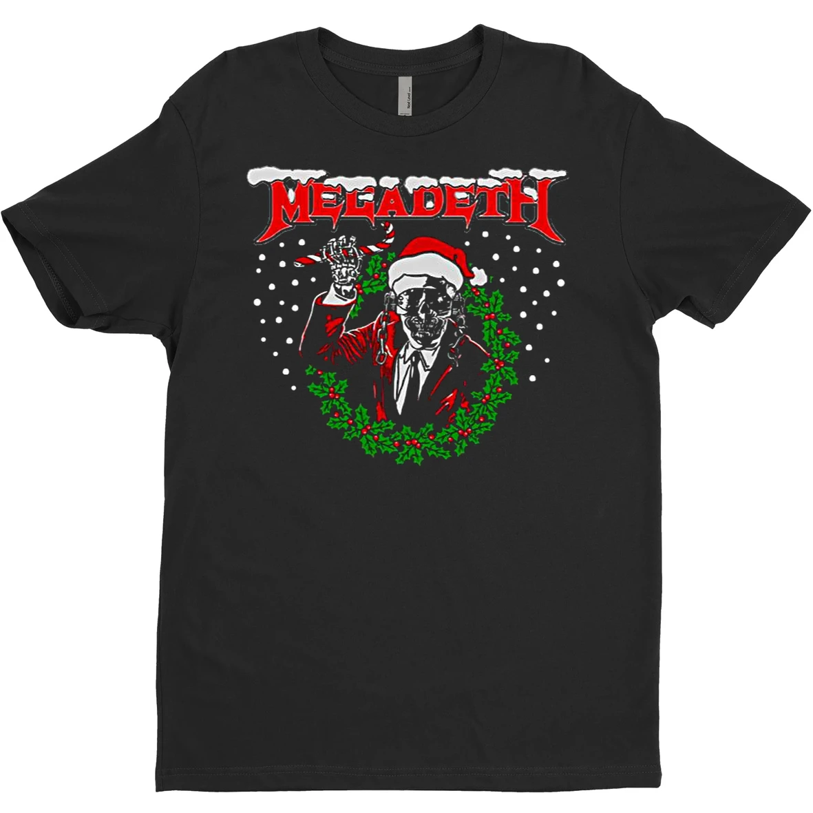 Original Megadeth Vic Christmas Black Tee T Shirt Sweater