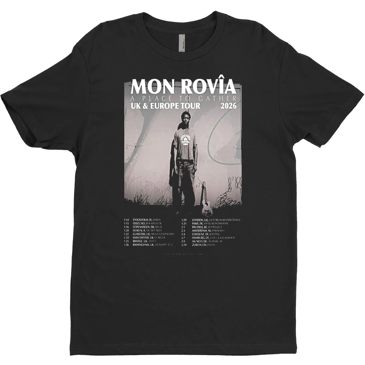 Original Mon Rovia Uk Europe Tour 2026 T Shirt Sweater