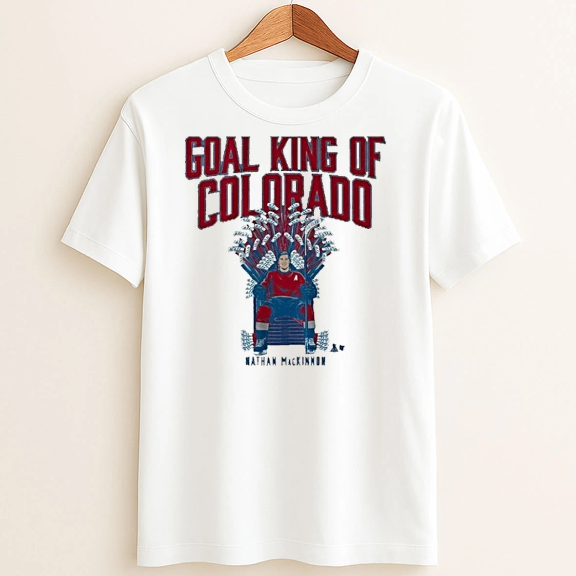 Original Nathan Mackinnon Goal King Of Colorado T Shirt Sweater