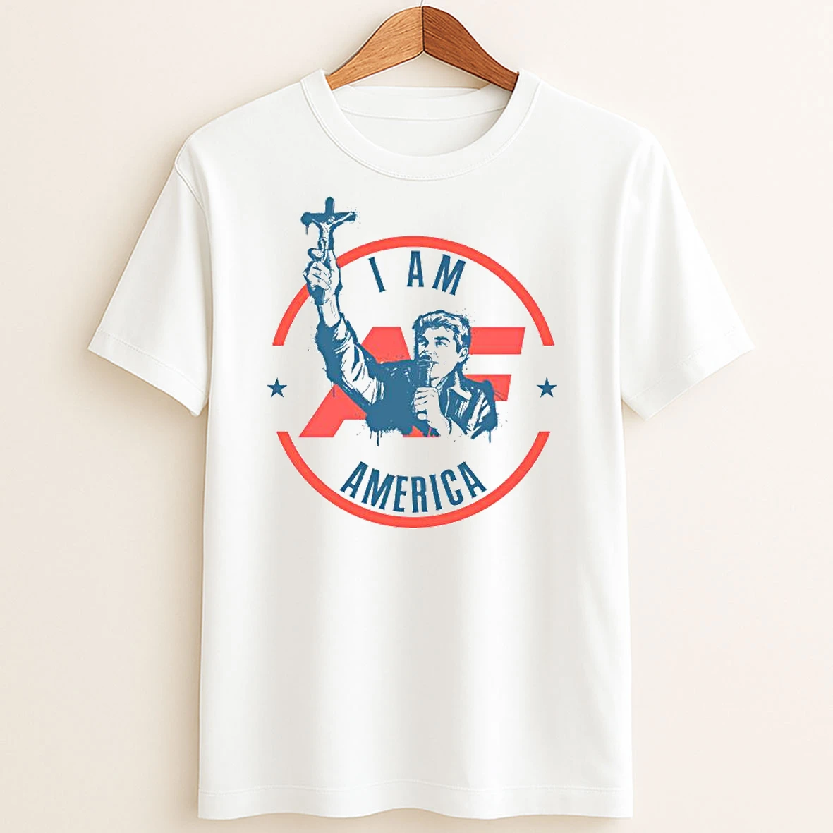 Original Nick Fuentes America First Crucifix T Shirt Sweater