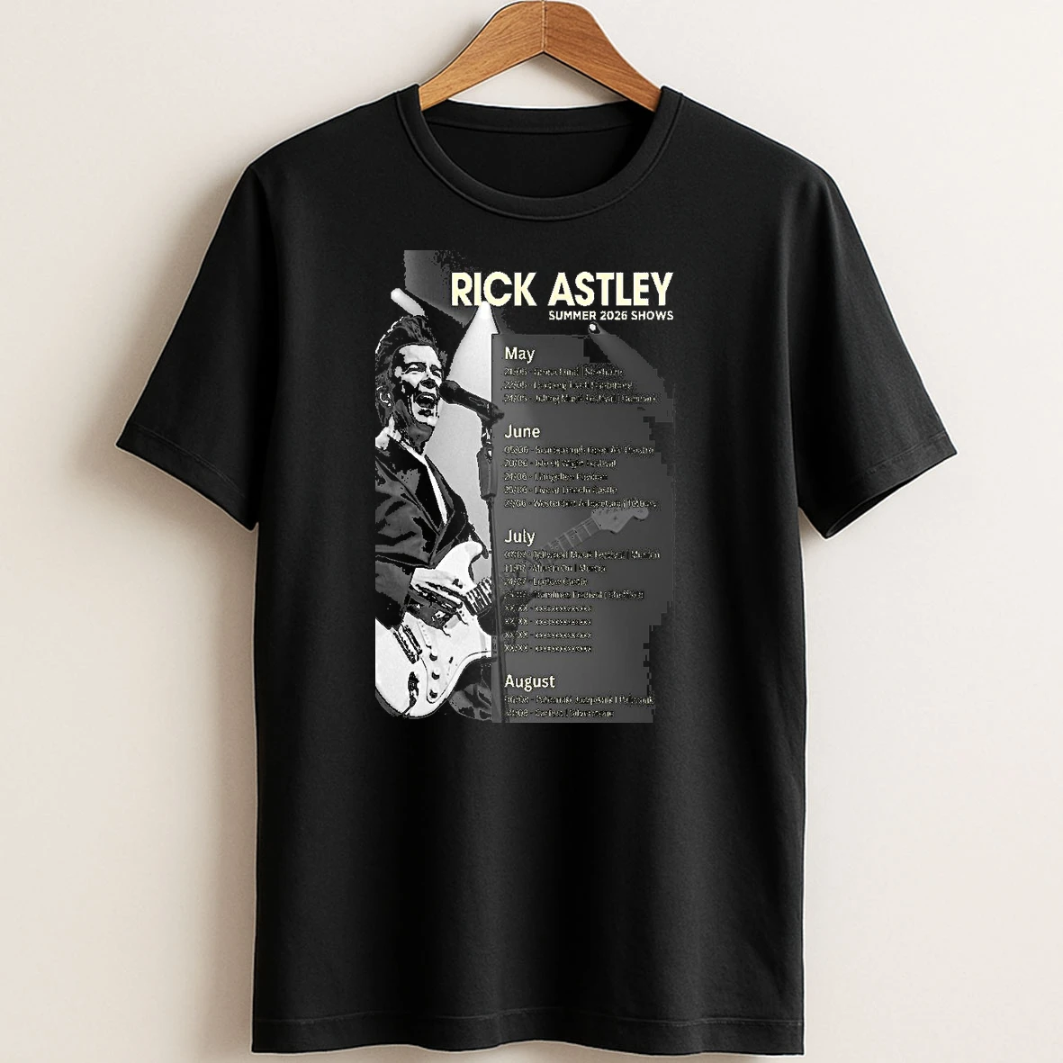 Original Rick Astley Summer 2026 Shows T Shirt Sweater