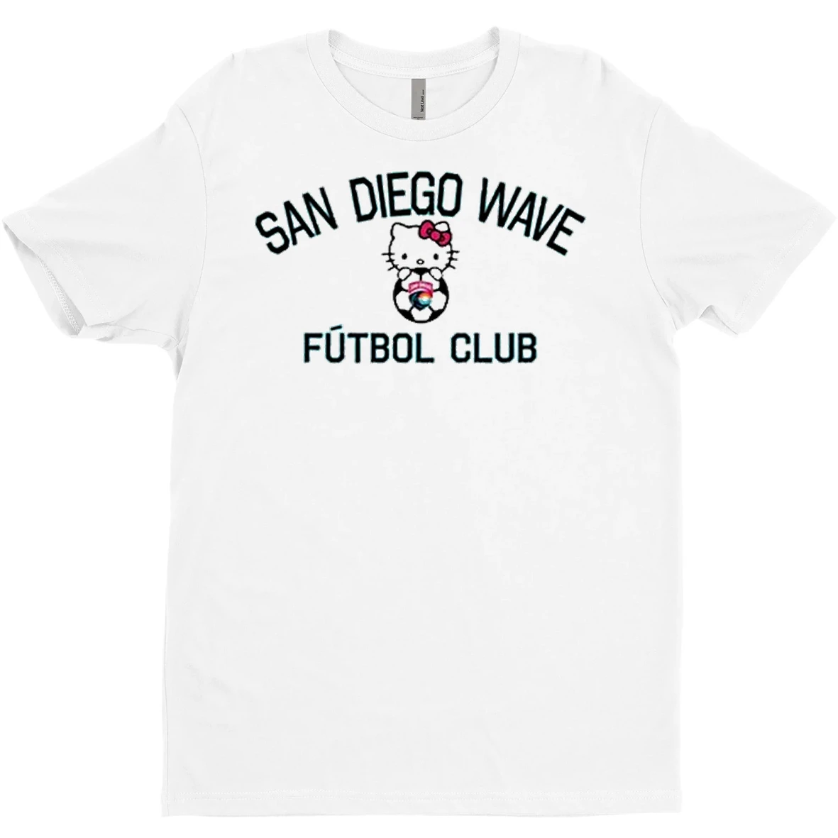Original San Diego Wave Futbol Club Hello Kitty Market Space T Shirt Sweater