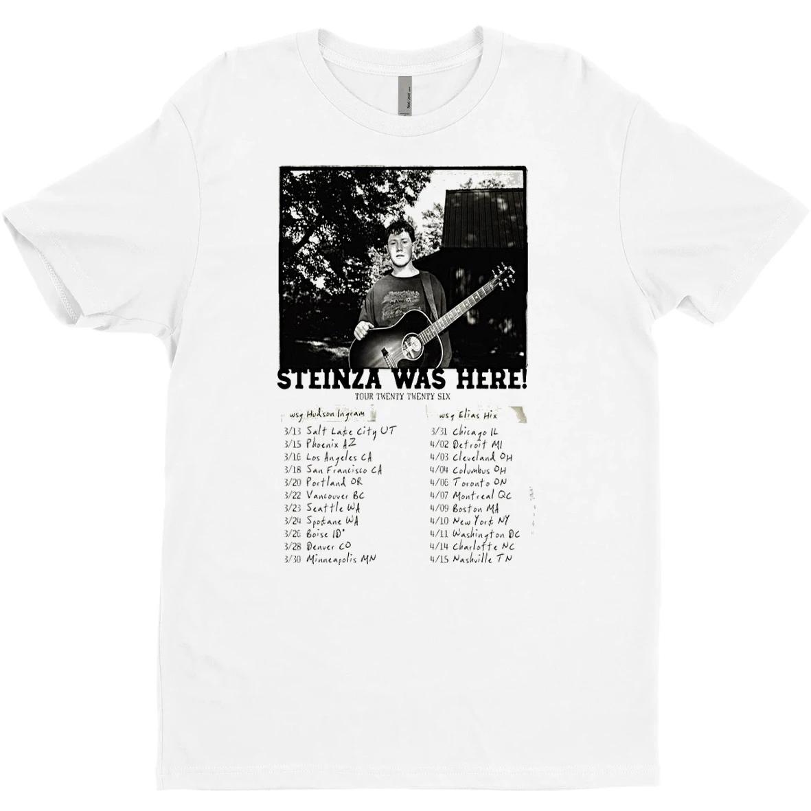 Original Steinza Was Here Tour 2026 T Shirt Sweater