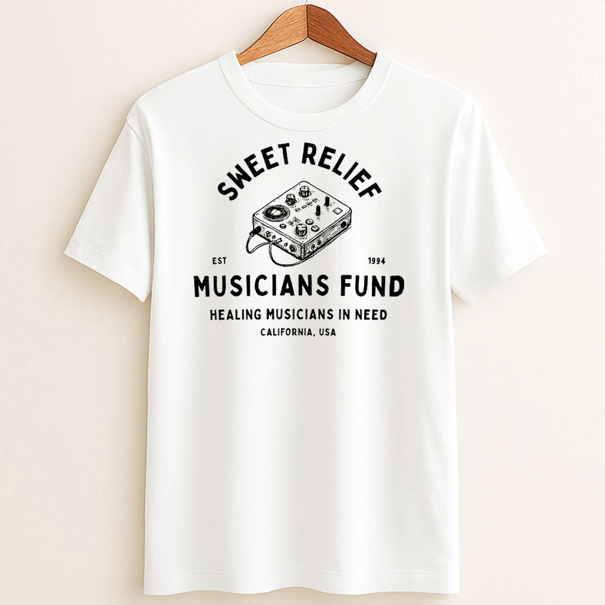 Original Sweet Relief Audio Ringer T Shirt Sweater
