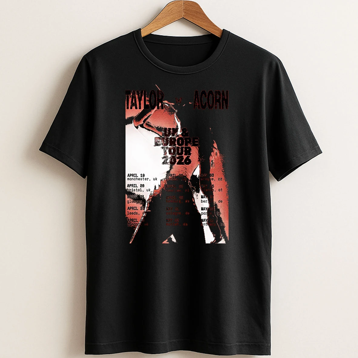 Original Taylor Acorn Uk Europe Tour 2026 T Shirt Sweater