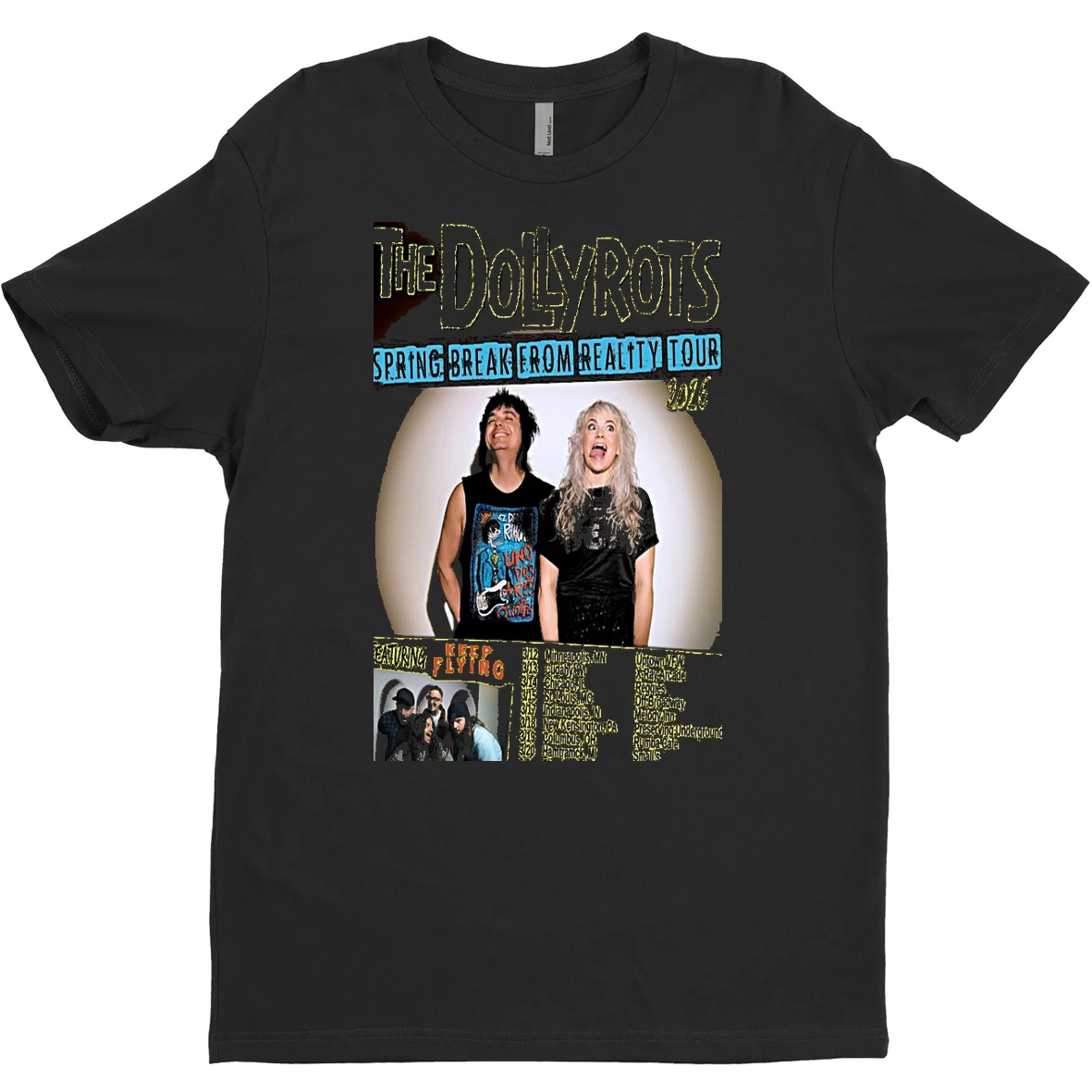 Original The Dollyrots Spring Break From Reality Tour 2026 T Shirt Sweater