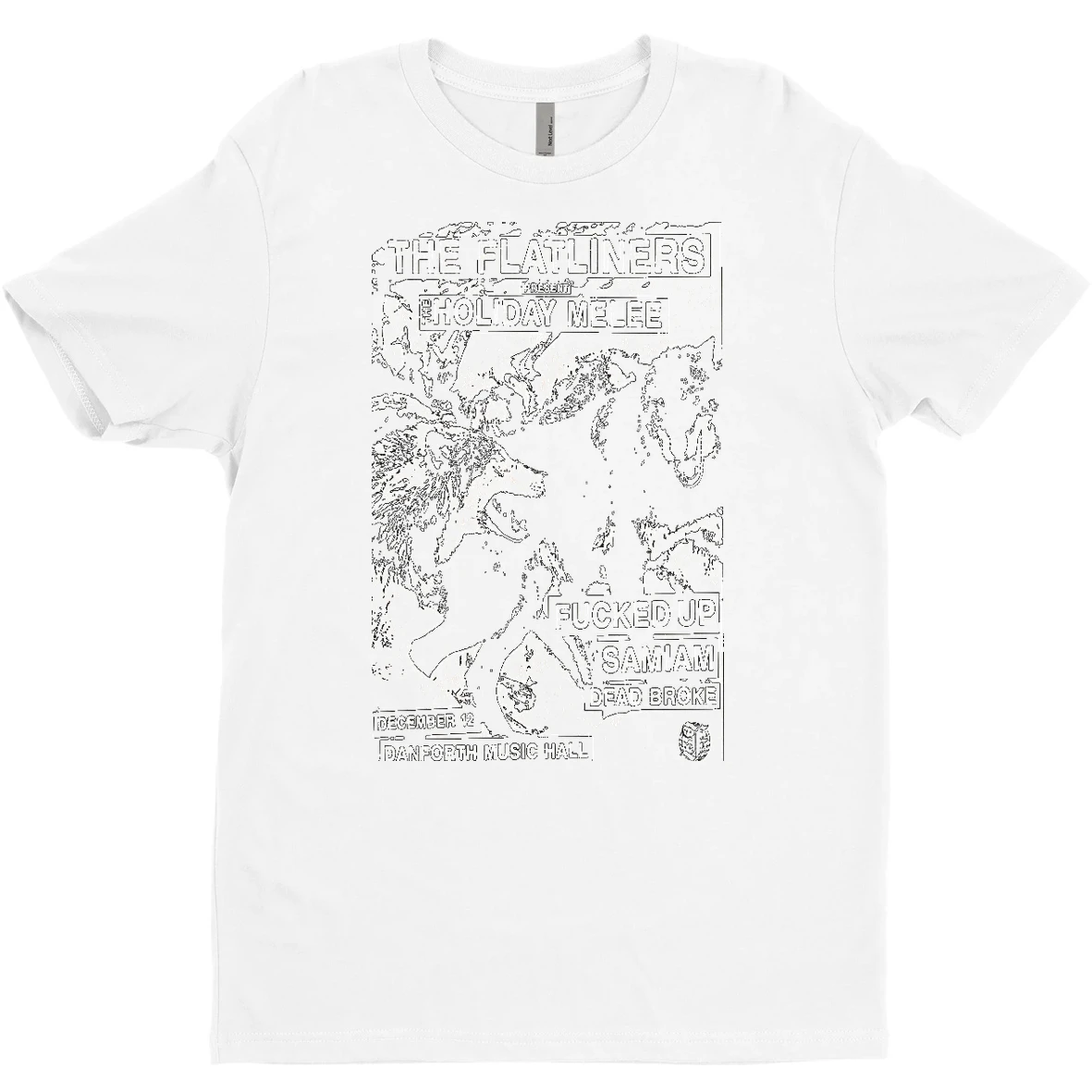 Original The Flatliners Toronto On December 12 2025 Concert T Shirt Sweater