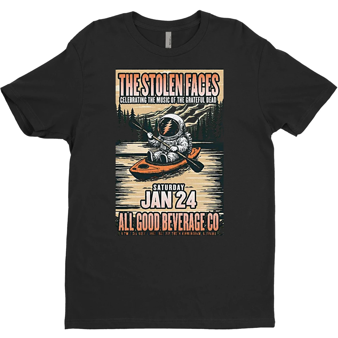 Original The Stolen Faces Birmingham Al January 24 2026 Concert T Shirt Sweater