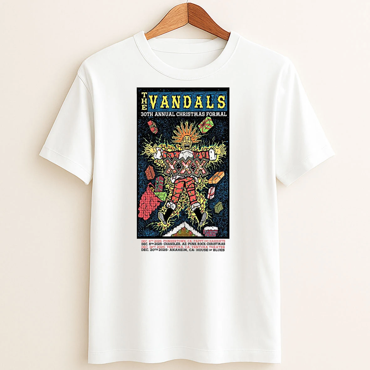 Original The Vandals 30th Annual Christmas Formal December 2025 T Shirt Sweater