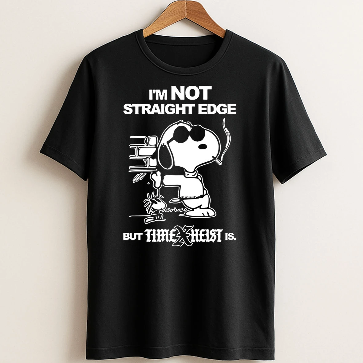 Original Time Heist Not Straight Edge Tee T Shirt Sweater