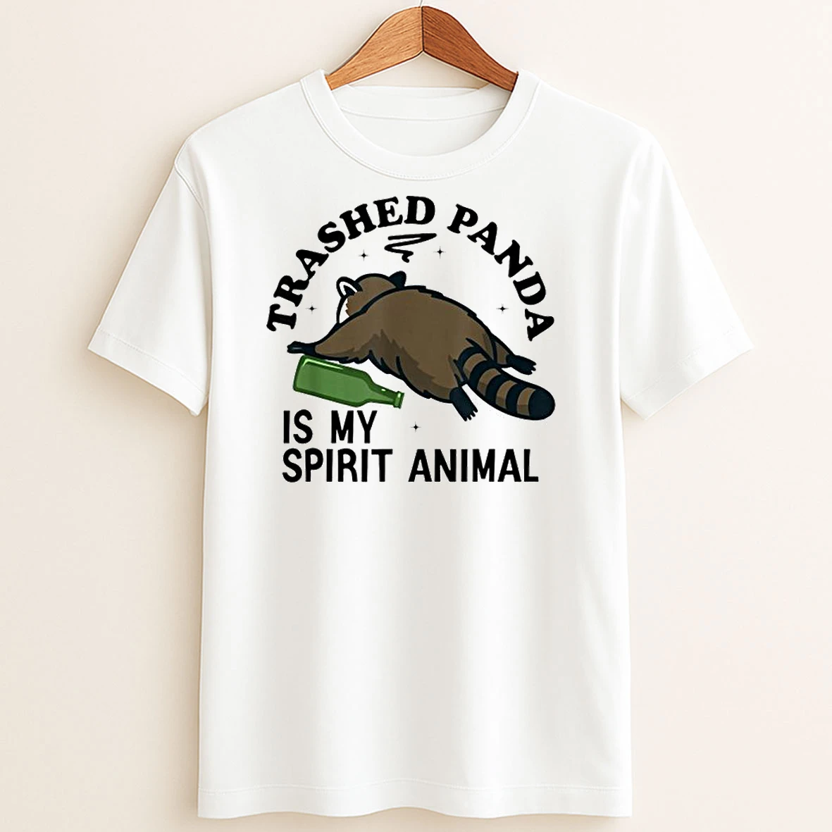 Original Trashed Panda Is My Spirit Animal Racoon T Shirt Sweater