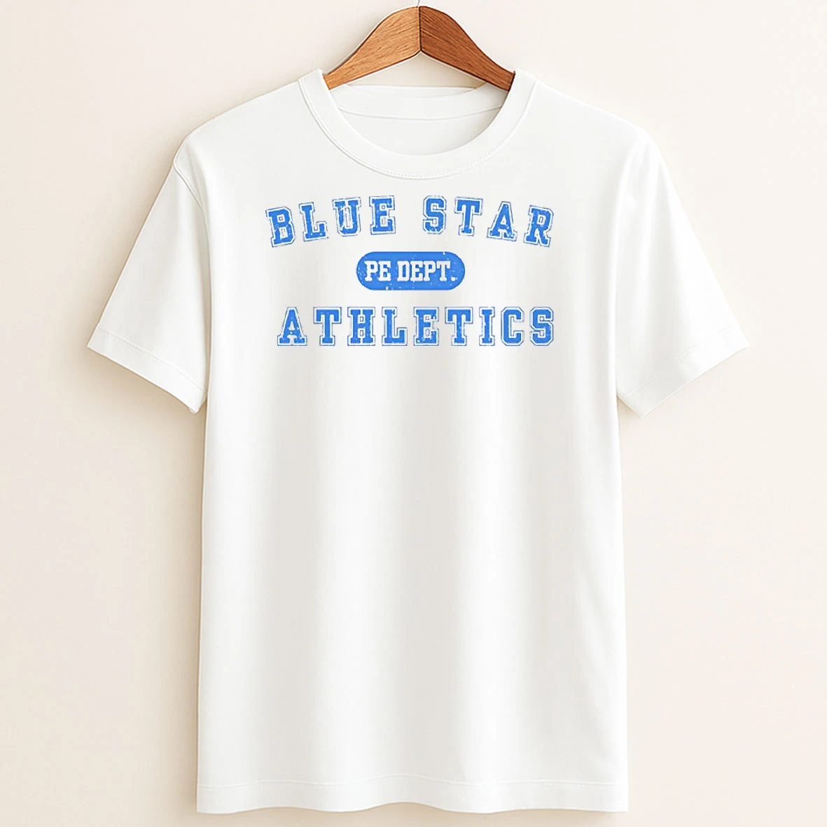 Original Treaty Oak Revival Blue Star Pe Dept Athletics T Shirt Sweater
