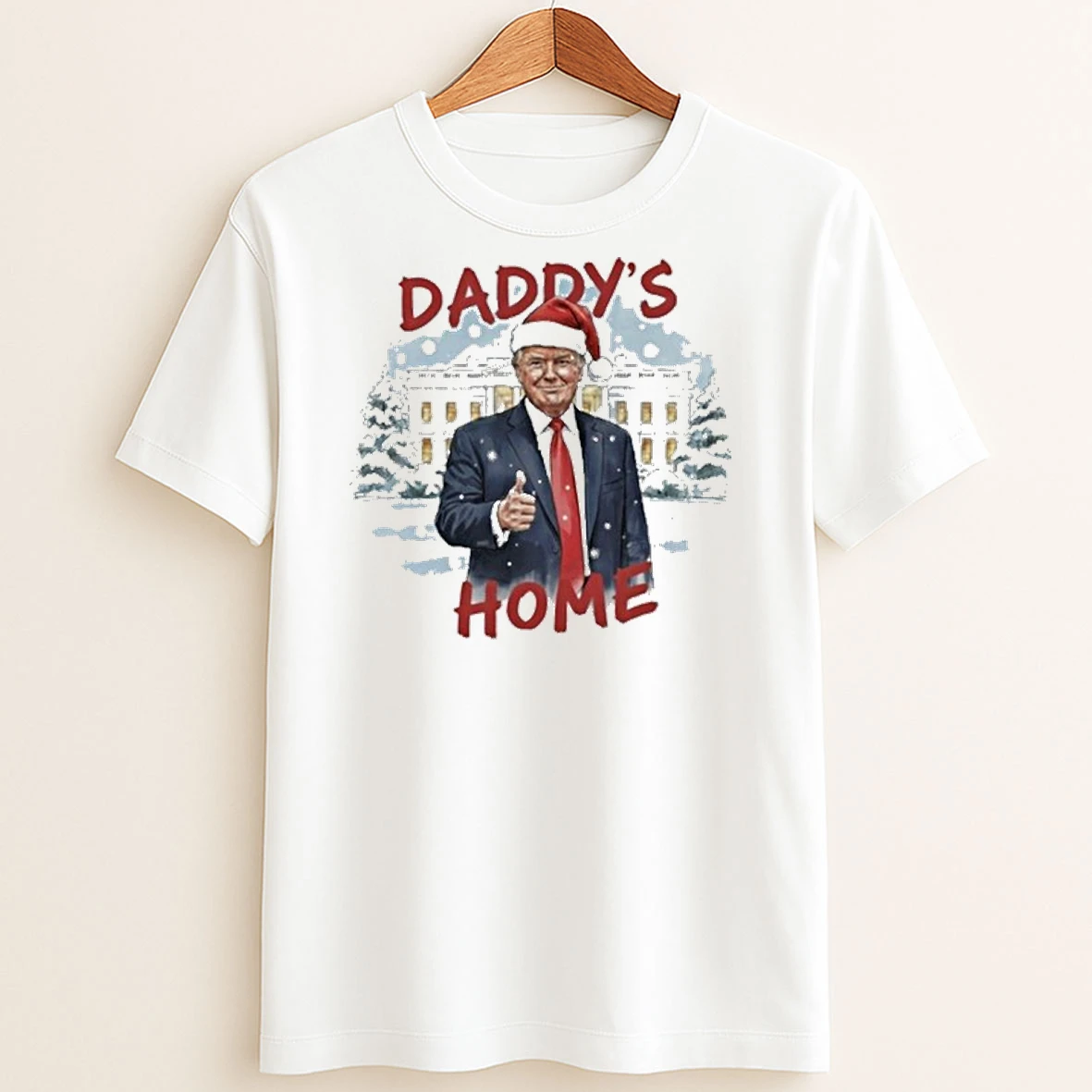 Original Trump Daddys Home Christmas T Shirt Sweater