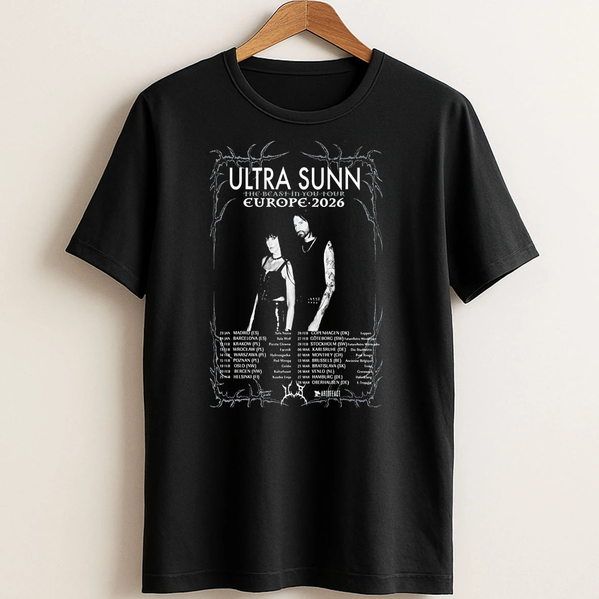 Original Ultra Sunn The Beast In You Europe 2026 Show T Shirt Sweater