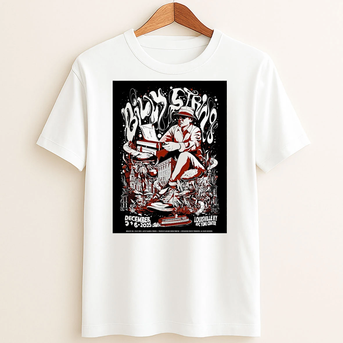 Original Wj8wkzoy Billy Strings Concert In Louisville Ky At The Kfc Yum Center December 5 6 2025 Fanart T Shirt Sweater