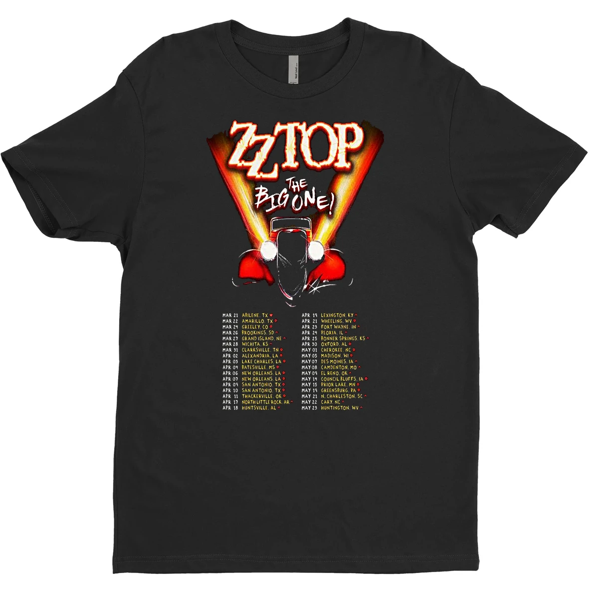 Original Zz Top The Big One Tour 2026 T Shirt Sweater