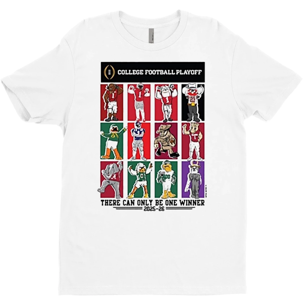 Albumcoverprint Mercuryshirt 20251210_122305 66_original 2025 College Football Playoff 12 Team Mascots T Shirt Sweater