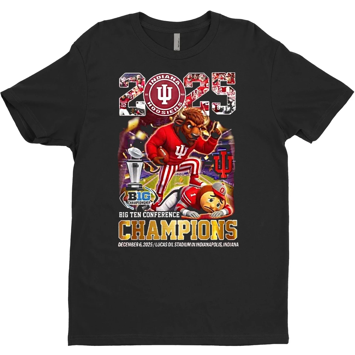 Albumcoverprint Mercuryshirt 20251210_122305 66_original Indiana Hoosiers 2025 Big Ten Football Champions Mascot T Shirt Sweater