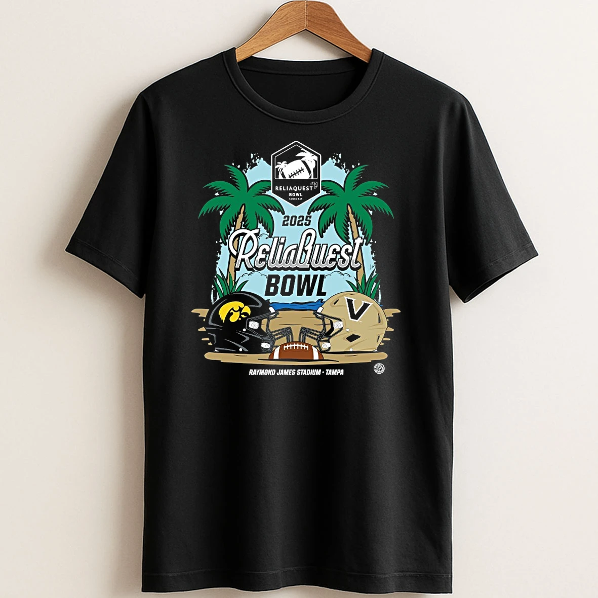Albumcoverprint Mercuryshirt 20251210_122305 66_original Iowa Hawkeyes Vs Vanderbilt Commodores 2025 Reliaquest Bowl Head To Head Helmet T Shirt Sweater