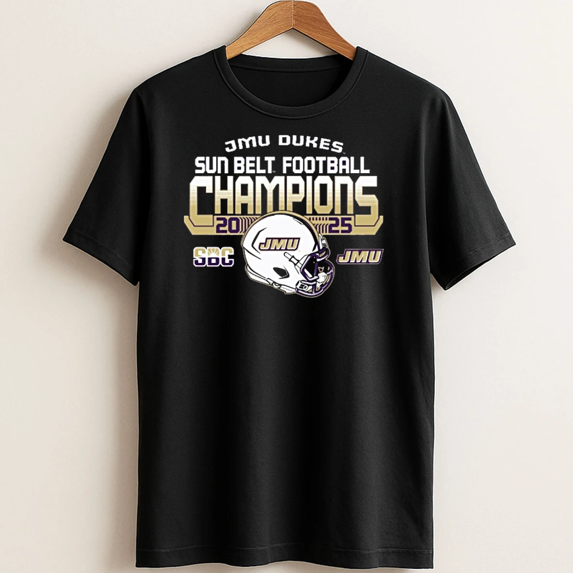 Albumcoverprint Mercuryshirt 20251210_122305 66_original James Madison University Dukes Football 2025 Sun Belt Champions T Shirt Sweater