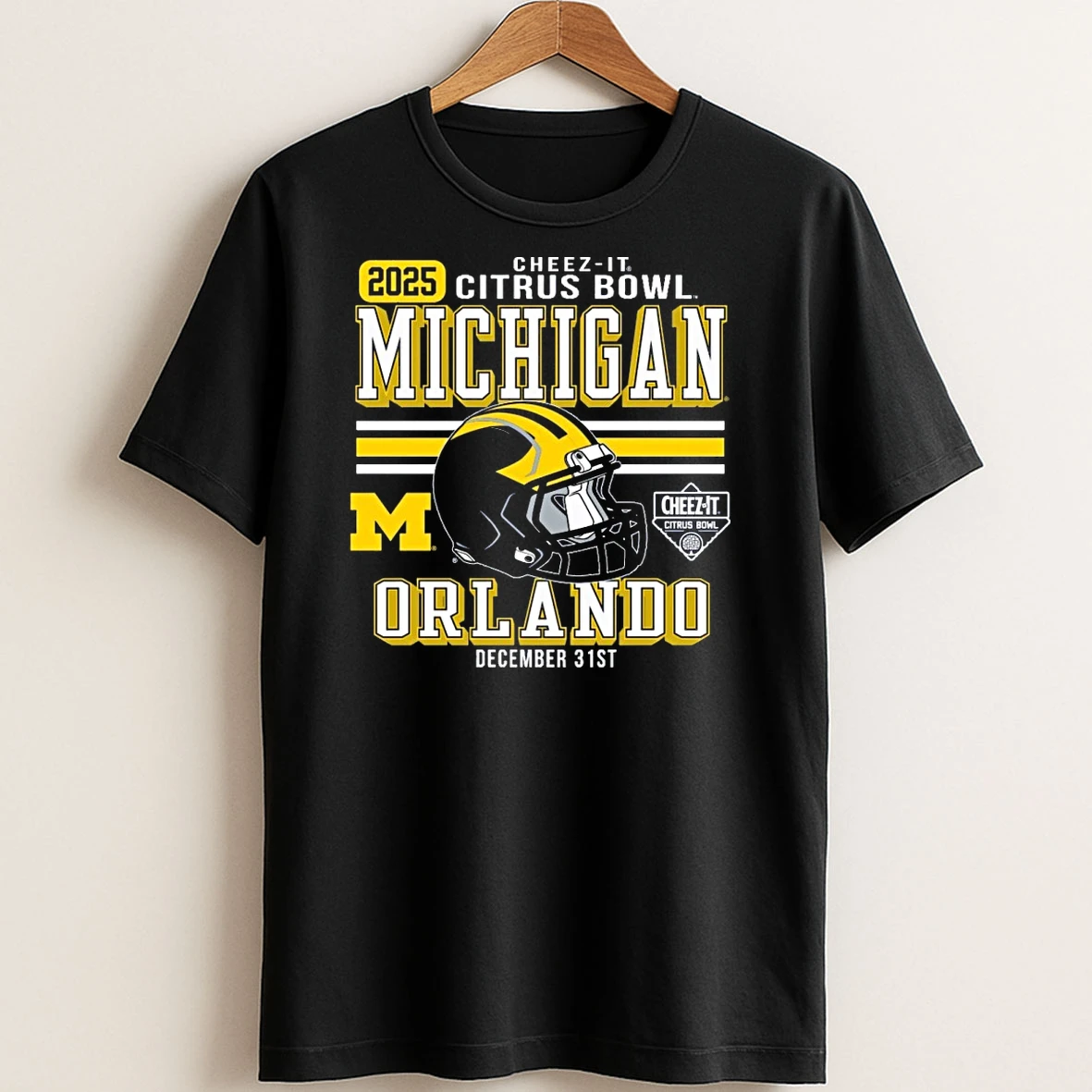 Albumcoverprint Mercuryshirt 20251210_122305 66_original Michigan Wolverines Football 2025 Cheez It Citrus Bowl Helmet T Shirt Sweater