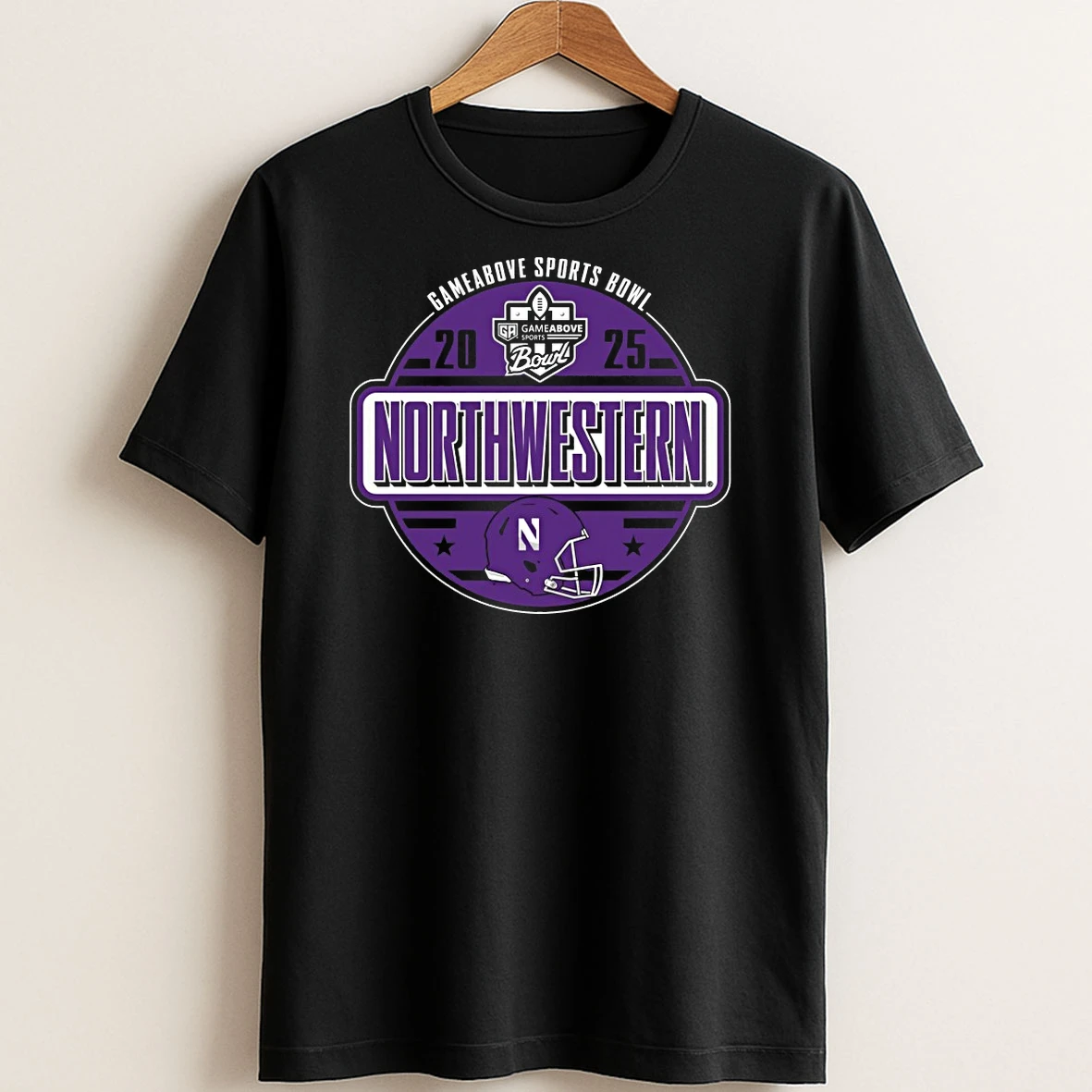 Albumcoverprint Mercuryshirt 20251210_122305 66_original Northwestern Wildcats Football 2025 Gameabove Sports Bowl Helmet T Shirt Sweater