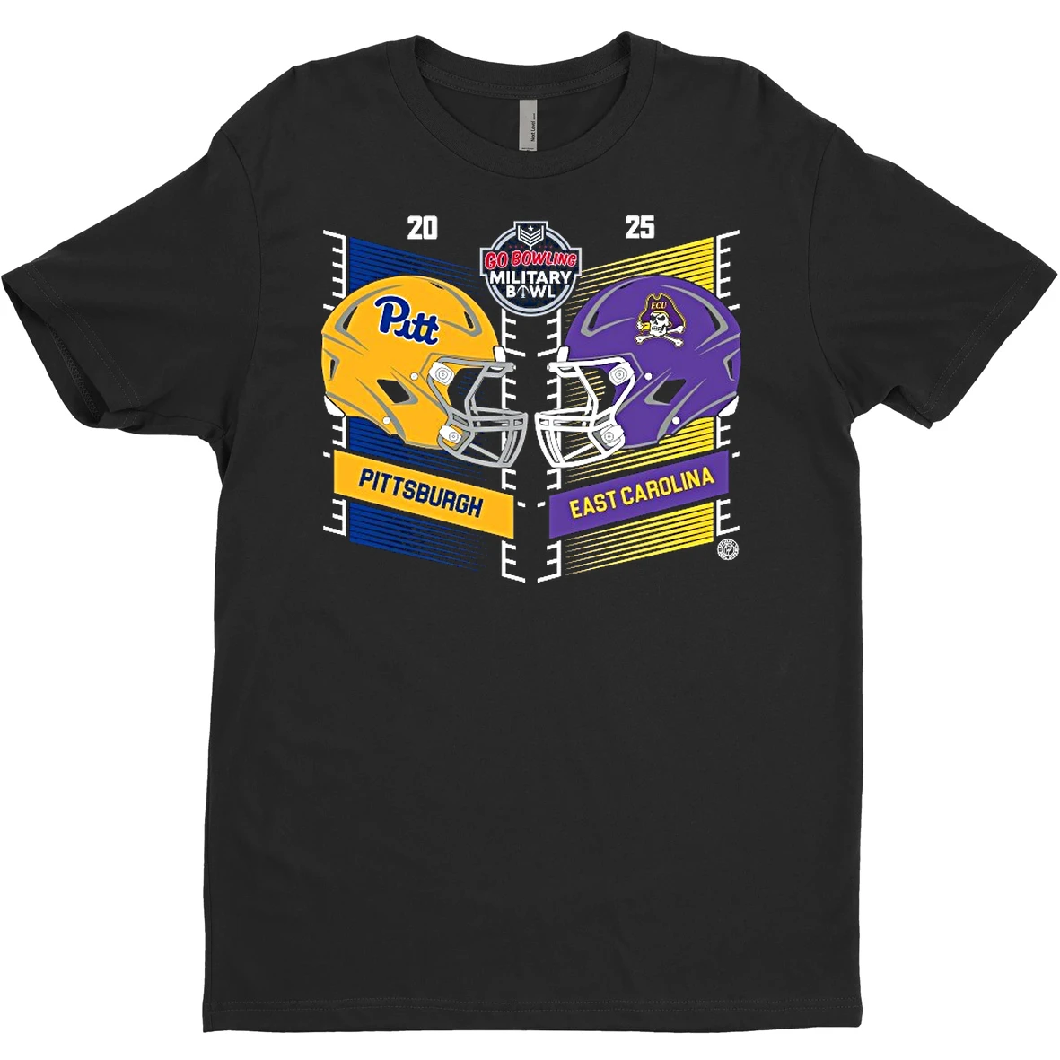 Albumcoverprint Mercuryshirt 20251210_122305 66_original Pittsburgh Panthers Vs East Carolina Pirates 2025 Military Bowl Head To Head Helmet T Shirt Sweater