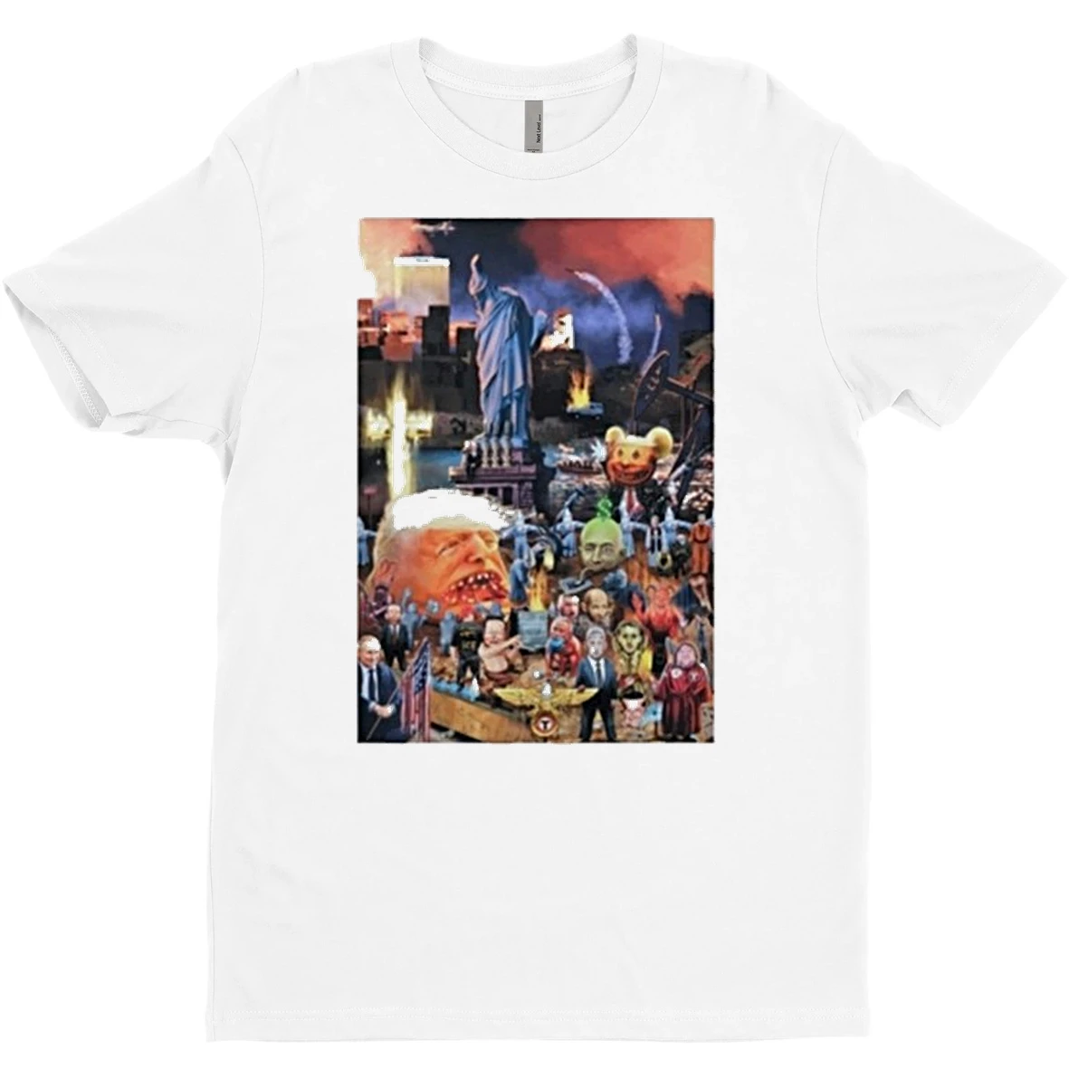 Original End Of Empire Dystopian Political Collage T Shirt Sweater