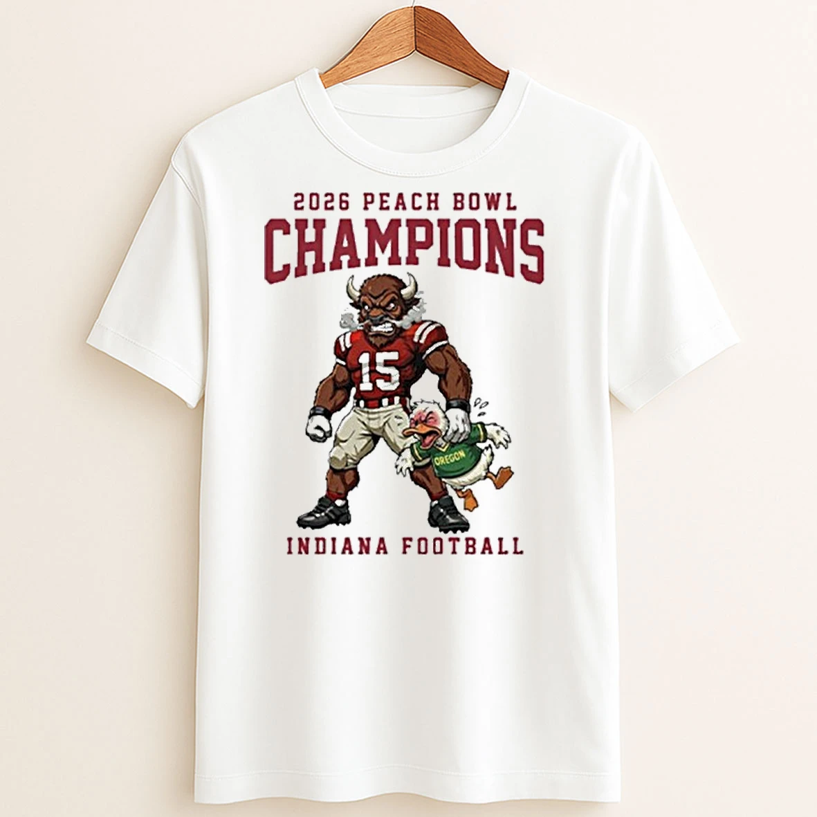 Original Indiana Football 2026 Peach Bowl Champions T Shirt Sweater