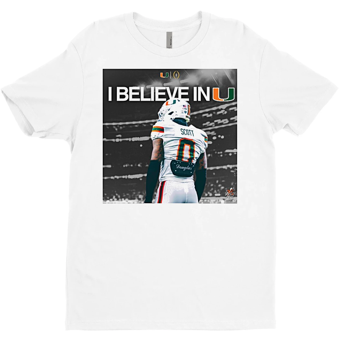 Original Keionte Scott Miami Hurricanes I Believe In U T Shirt Sweater