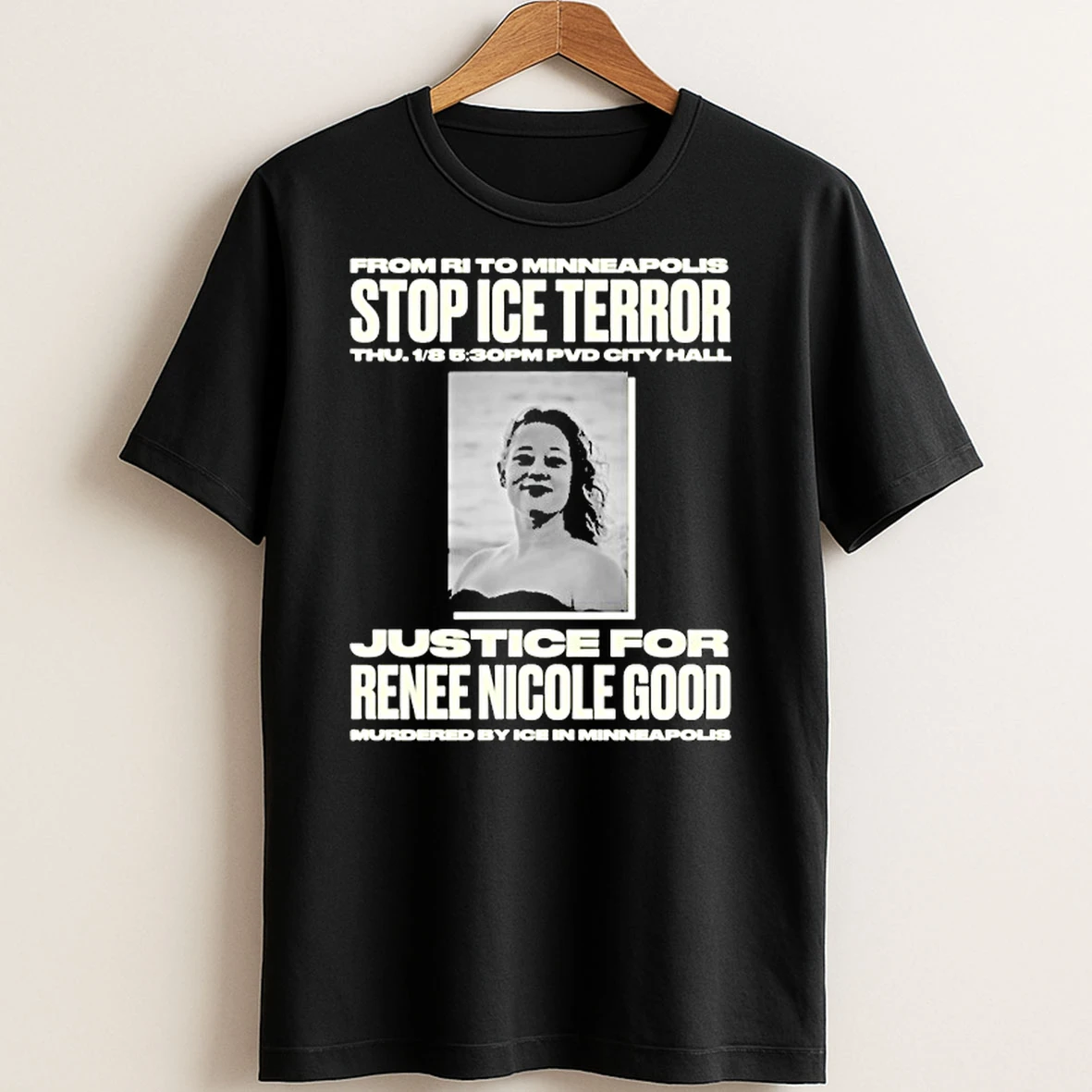 Original Minneapolis Stop Terror Justice For Renee Nicole Good T Shirt Sweater