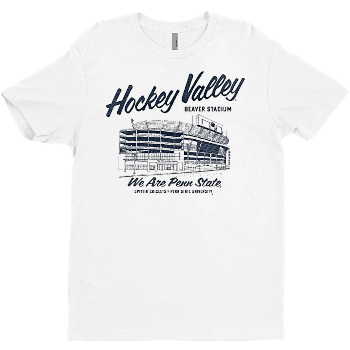 Original Penn State Hockey X Spittin Chiclets Hockey Valley T Shirt Sweater