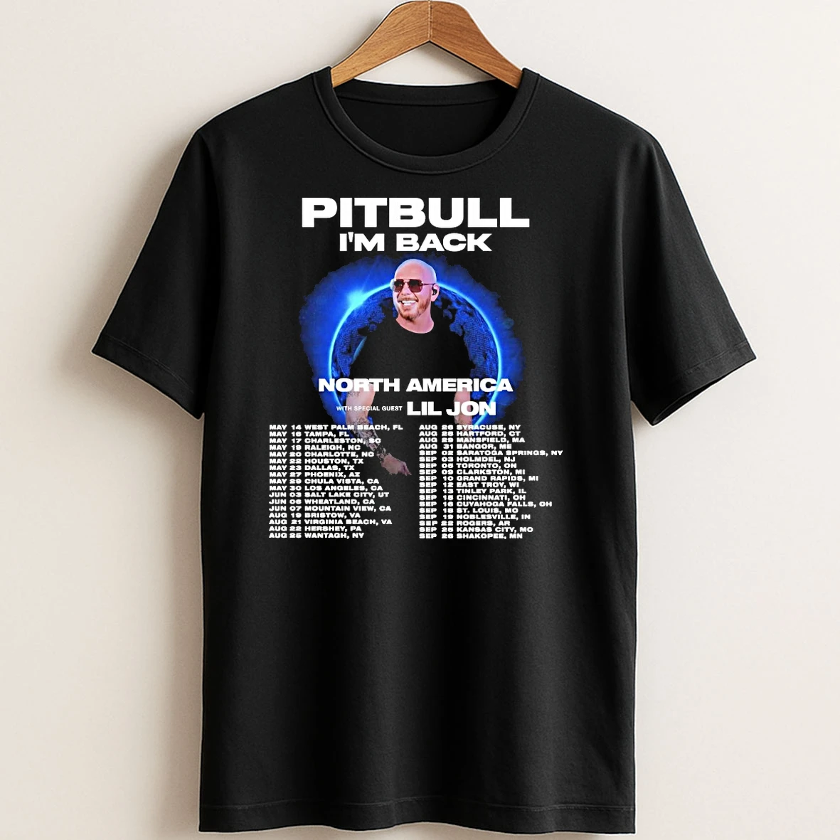 Original Pitbull Im Back North America Tour 2026 T Shirt Sweater