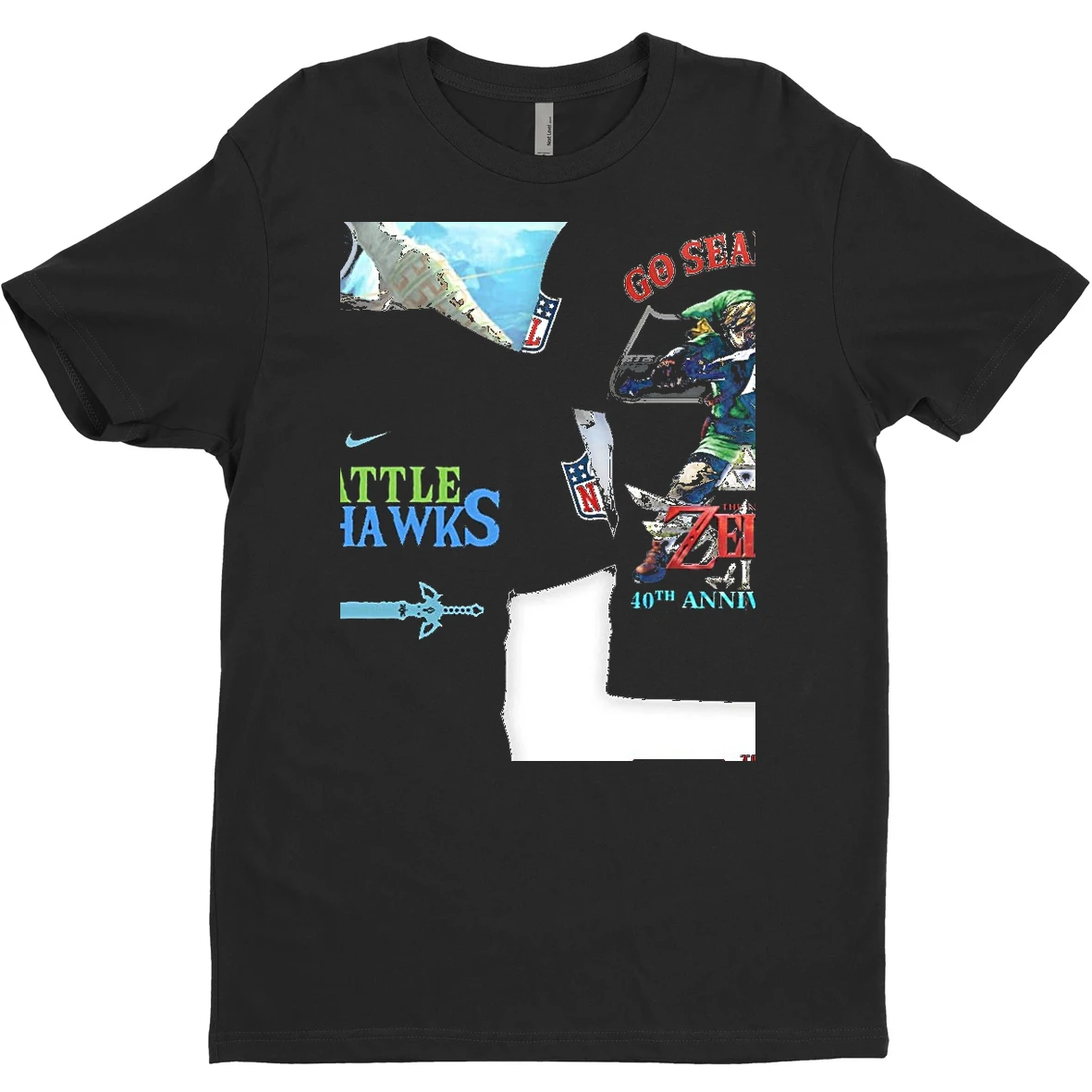 Original Seattle Seahawks Nfl The Legend Of Zelda 40th Anniversary T Shirt Sweater