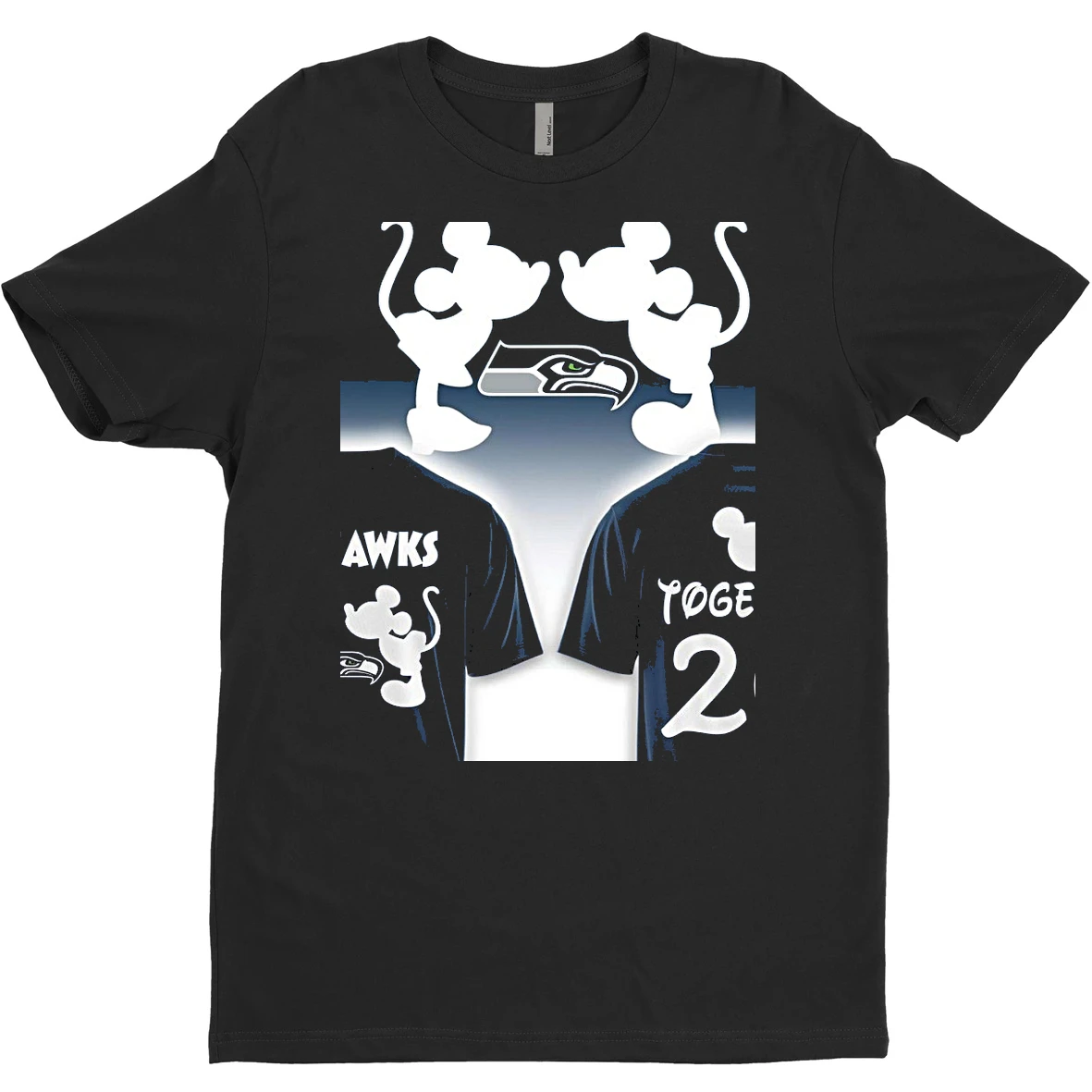 Original Seattle Seahawks X Valentine Day Mickey Mouse T Shirt Sweater